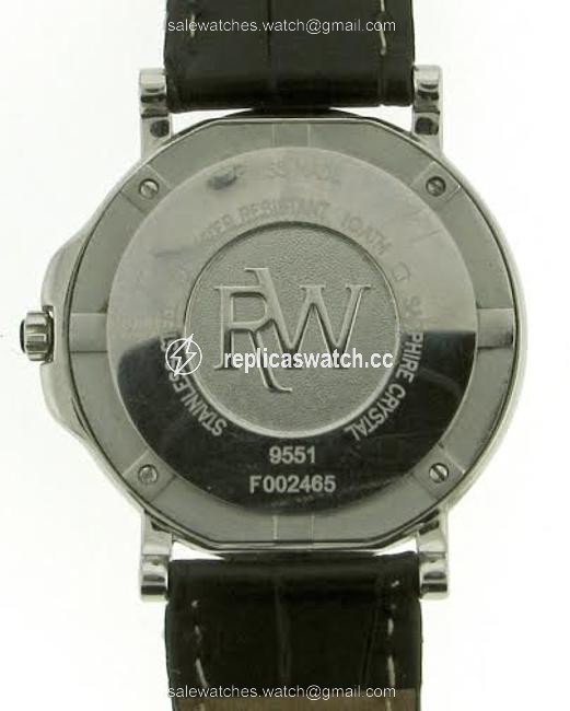 Raymond Weil Black White Roman Parsifal Dial Numeral and Date Strap Watch Raymond Weil Black White Roman Parsifal Dial Numeral and Date Strap Watch