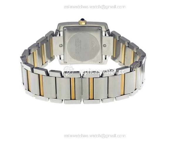 Cartier Silver Pre-owned Tank Francaise 18kt Yellow Gold and Steel Mens W51005q4 Watch Cartier Silver Pre-owned Tank Francaise 18kt Yellow Gold and Steel Mens W51005q4 Watch