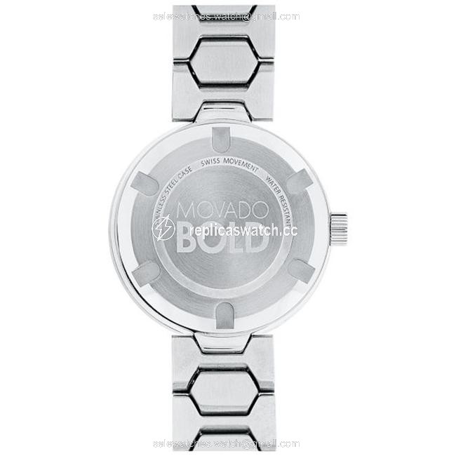 Movado Stainless Steel Bold Sunray Silver Dial & Bracelet Womens Swiss (3600381) Watch Movado Stainless Steel Bold Sunray Silver Dial & Bracelet Womens Swiss (3600381) Watch