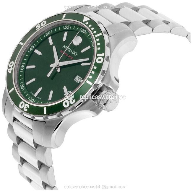Movado Green New Series 800 Dial Stainless Steel Mens 2600136 Watch Movado Green New Series 800 Dial Stainless Steel Mens 2600136 Watch