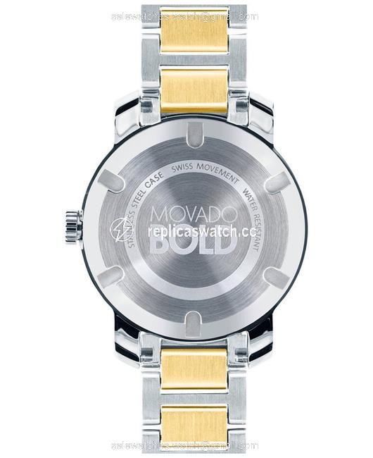 Movado Two Tone Bold Stainless Pave Crystal Womens 3600256 Watch Movado Two Tone Bold Stainless Pave Crystal Womens 3600256 Watch