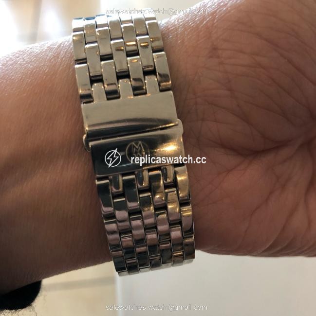 Michele Silver Deco Diamond Watch Michele Silver Deco Diamond Watch