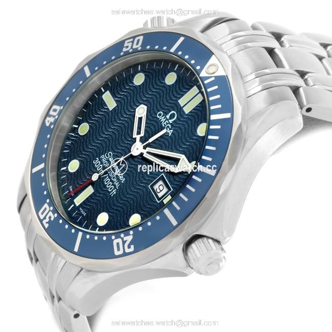 Omega Blue Seamaster Professional James Bond Dial 2541.80.00 Watch Omega Blue Seamaster Professional James Bond Dial 2541.80.00 Watch