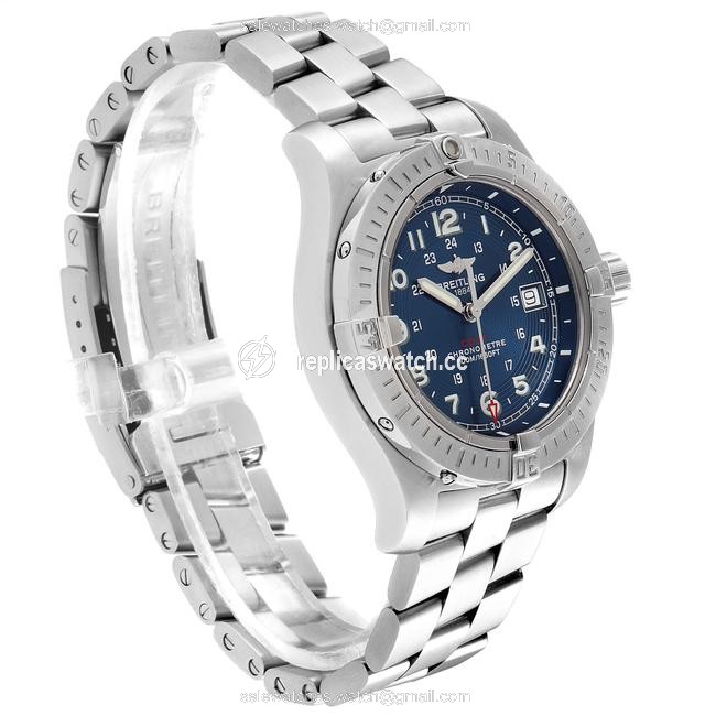 Breitling Concentric Blue Colt Quartz Dial Stainless Steel Mens A74380 Watch Breitling Concentric Blue Colt Quartz Dial Stainless Steel Mens A74380 Watch