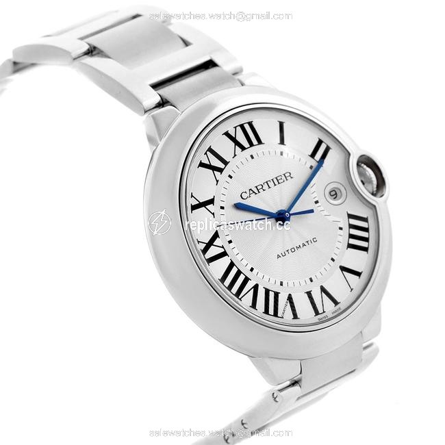 Cartier Silver Ballon Bleu Mens Stainless Steel W69012z4 Watch Cartier Silver Ballon Bleu Mens Stainless Steel W69012z4 Watch