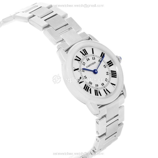 Cartier Silver Ronde Solo Stainless Steel Quartz Ladies W6701004 Watch Cartier Silver Ronde Solo Stainless Steel Quartz Ladies W6701004 Watch