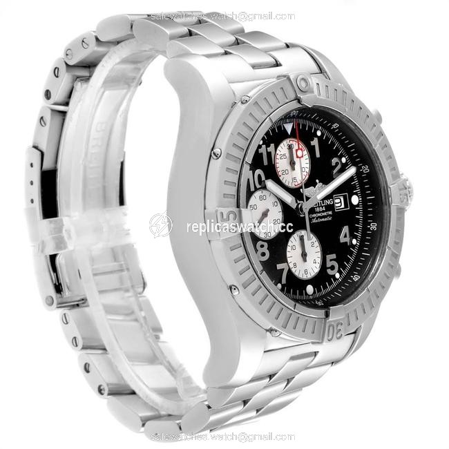 Breitling Black Aeromarine Super Avenger Dial Mens A13370 Watch Breitling Black Aeromarine Super Avenger Dial Mens A13370 Watch