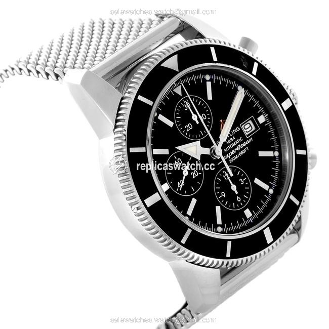 Breitling Black Box Superocean Heritage Chrono 46 Mens A13320 Papers Watch Breitling Black Box Superocean Heritage Chrono 46 Mens A13320 Papers Watch