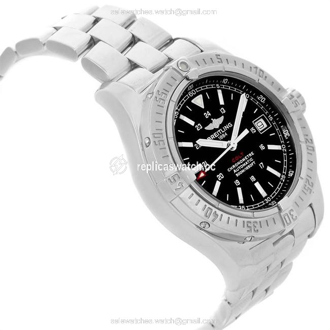 Breitling Black Colt 41mm Dial Steel Mens A17380 Watch Breitling Black Colt 41mm Dial Steel Mens A17380 Watch