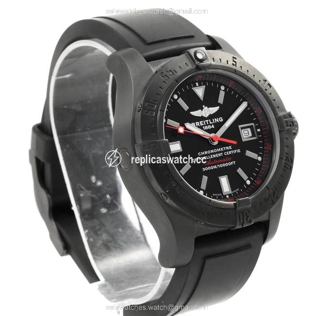 Breitling Black Box Avenger Seawolf Code Red Blacksteel Limited M17330 Watch Breitling Black Box Avenger Seawolf Code Red Blacksteel Limited M17330 Watch