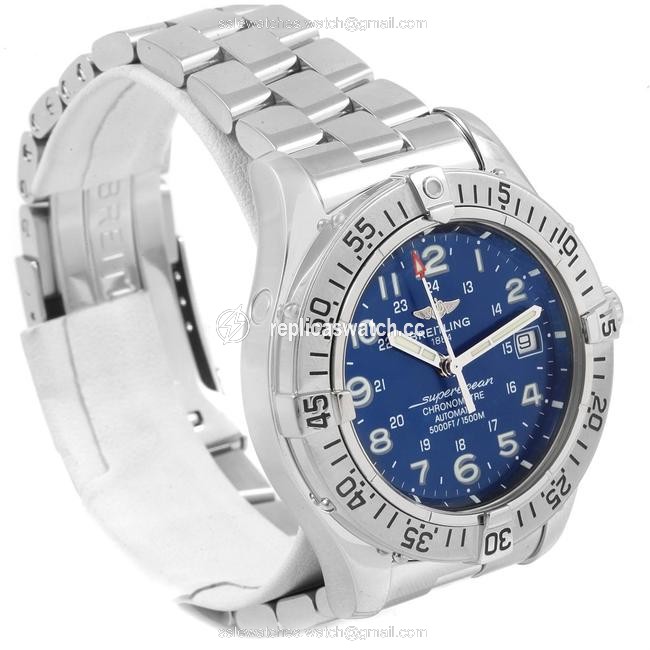 Breitling Blue Superocean Steelfish Dial Mens A17360 Watch Breitling Blue Superocean Steelfish Dial Mens A17360 Watch