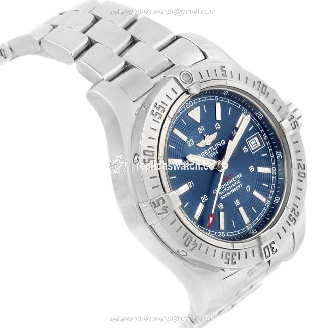 Breitling Blue Colt Dial Steel Mens A17380 Watch Breitling Blue Colt Dial Steel Mens A17380 Watch