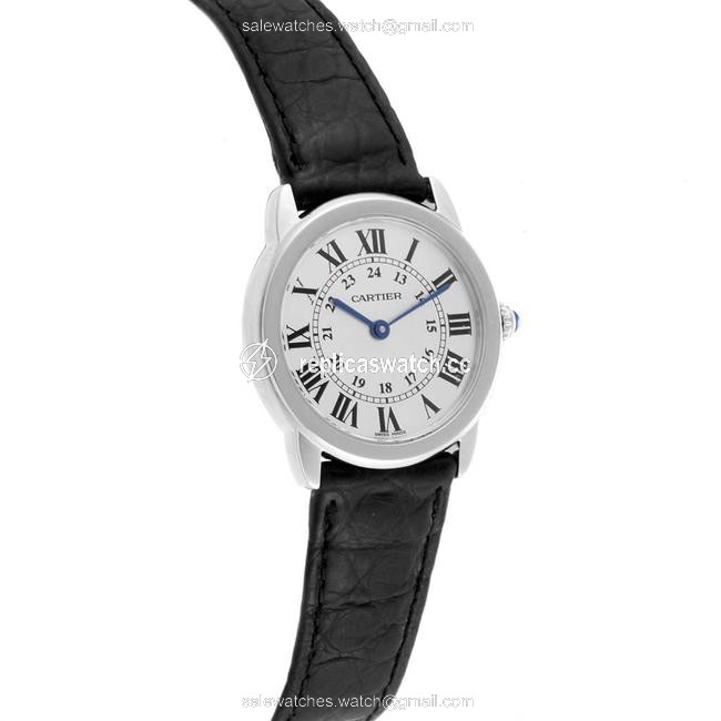 Cartier Silver Ronde Solo Dial Quarts Steel Ladies W6700155 Watch Cartier Silver Ronde Solo Dial Quarts Steel Ladies W6700155 Watch
