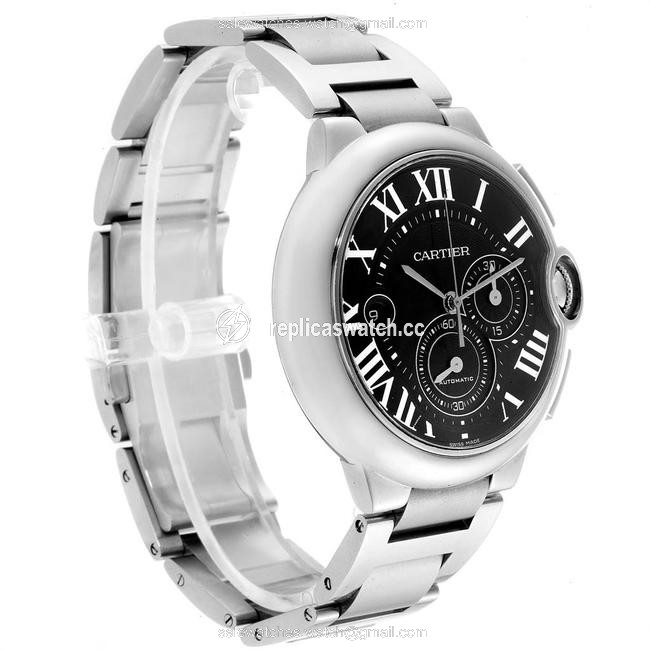 Cartier Black XL Ballon Bleu Dial Cronograph Steel Mens W6920077 Watch Cartier Black XL Ballon Bleu Dial Cronograph Steel Mens W6920077 Watch