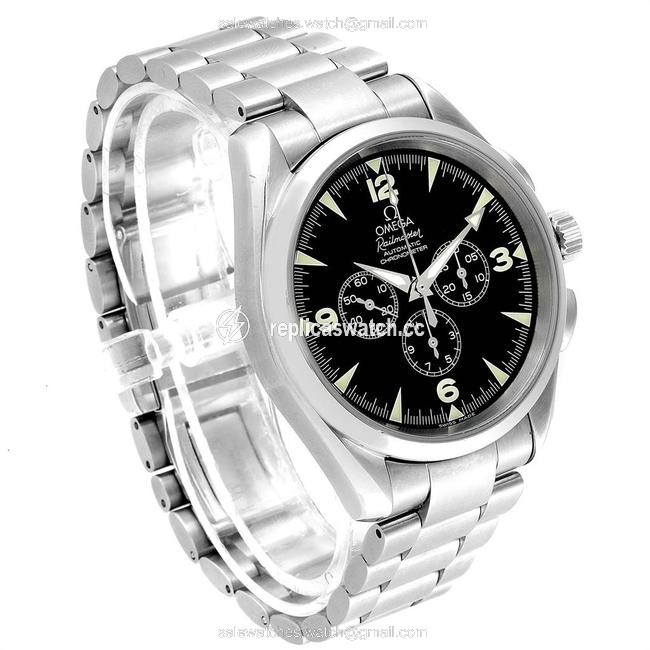 Omega Black Aqua Terra Railmaster Chronograph Mens 2512.52.00 Card Watch Omega Black Aqua Terra Railmaster Chronograph Mens 2512.52.00 Card Watch
