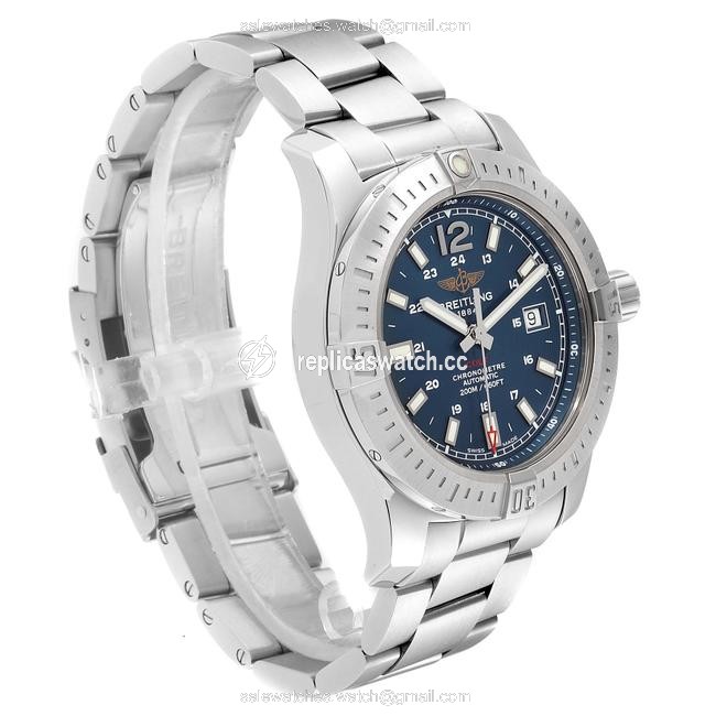Breitling Blue Box Colt Dial Steel Mens A17388 Card Watch Breitling Blue Box Colt Dial Steel Mens A17388 Card Watch