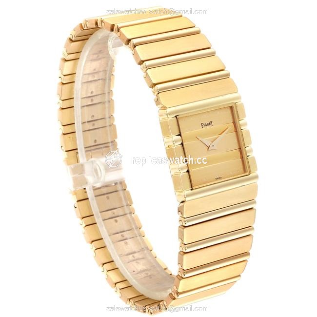 Piaget Champagne Polo 18k Yellow Gold Mens 7131 Watch Piaget Champagne Polo 18k Yellow Gold Mens 7131 Watch