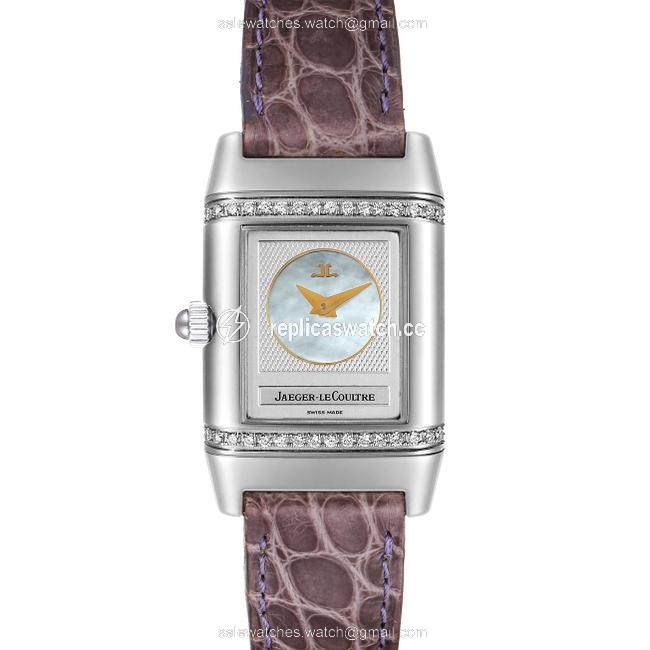 Jaeger-LeCoultre Silvered Reverso Duetto Ladies Steel Diamond 266.8.44 Watch Jaeger-LeCoultre Silvered Reverso Duetto Ladies Steel Diamond 266.8.44 Watch