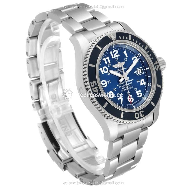 Breitling Blue Box Superocean Ii 44 Gun Dial Mens A17392 Papers Watch Breitling Blue Box Superocean Ii 44 Gun Dial Mens A17392 Papers Watch