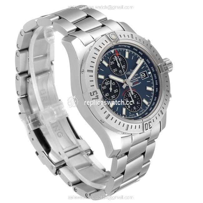 Breitling Blue Colt Dial Chronograph Steel Mens A13388 Watch Breitling Blue Colt Dial Chronograph Steel Mens A13388 Watch
