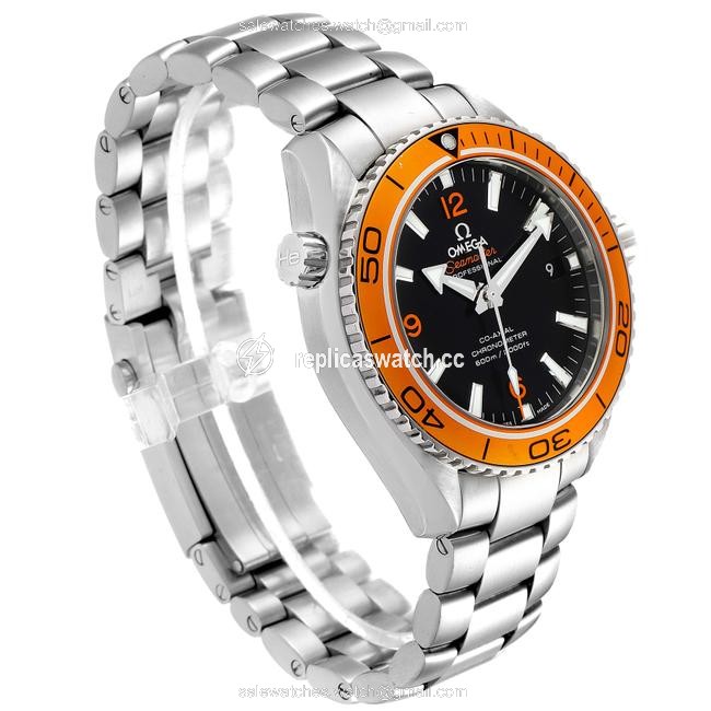 Omega Black Seamaster Planet Ocean Orange Bezel 232.30.42.21.01.002 Watch Omega Black Seamaster Planet Ocean Orange Bezel 232.30.42.21.01.002 Watch