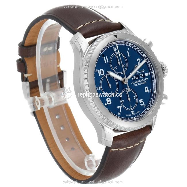 Breitling Blue Navitimer Dial Chronograph Steel Mens A13314 Watch Breitling Blue Navitimer Dial Chronograph Steel Mens A13314 Watch