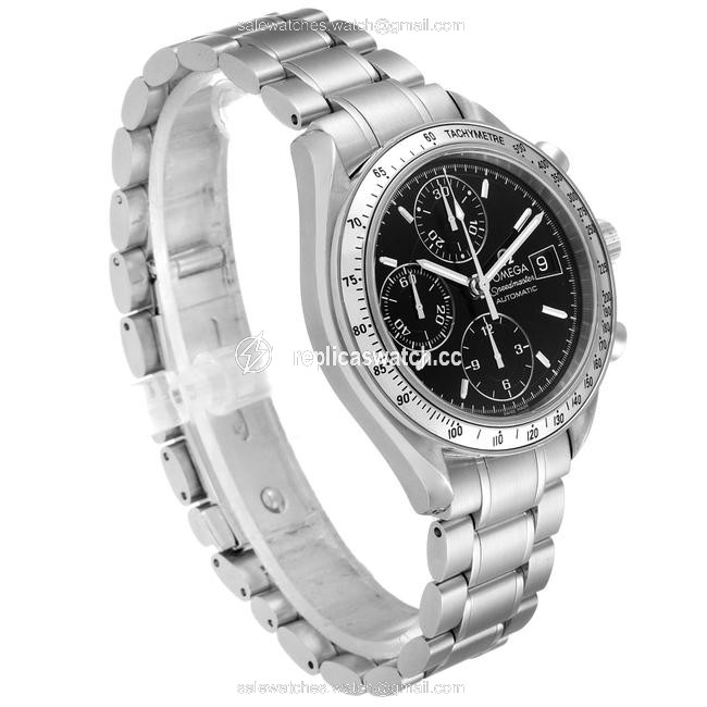 Omega Black Speedmaster Date 39mm Steel Mens 3513.50.00 Watch Omega Black Speedmaster Date 39mm Steel Mens 3513.50.00 Watch