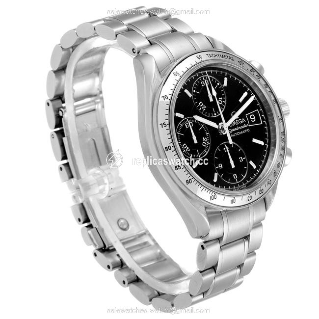 Omega Black Speedmaster Date 39mm Steel Mens 3513.50.00 Watch Omega Black Speedmaster Date 39mm Steel Mens 3513.50.00 Watch