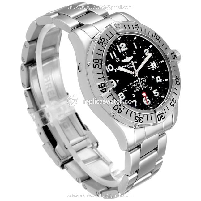 Breitling Black Box Superocean Steelfish Dial Mens A17360 Papers Watch Breitling Black Box Superocean Steelfish Dial Mens A17360 Papers Watch