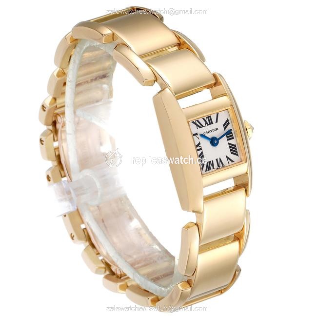 Cartier Silver Box Tankissime Small Yellow Gold Ladies W650048h Papers Watch Cartier Silver Box Tankissime Small Yellow Gold Ladies W650048h Papers Watch