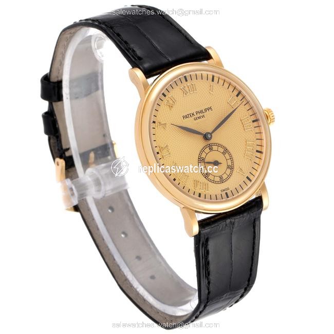 Patek Philippe Champagne Box Calatrava Officier Rose Gold Mens 5022 Papers Watch Patek Philippe Champagne Box Calatrava Officier Rose Gold Mens 5022 Papers Watch
