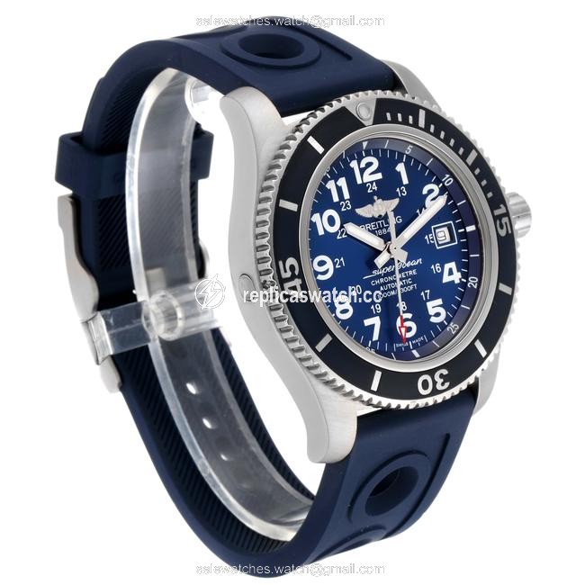 Breitling Gun Blue Superocean Ii 44 Dial Steel Mens A17392 Watch Breitling Gun Blue Superocean Ii 44 Dial Steel Mens A17392 Watch