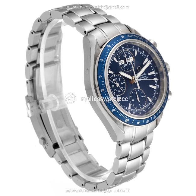 Omega Blue Box Speedmaster Day Date Chronograph 3222.80.00 Card Watch Omega Blue Box Speedmaster Day Date Chronograph 3222.80.00 Card Watch