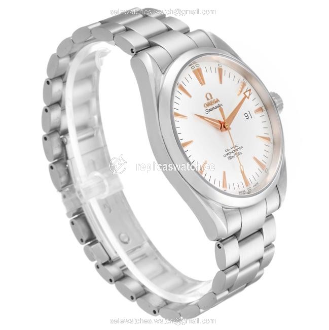 Omega Silver Seamaster Aqua Terra Dial Steel Mens 2502.34.00 Watch Omega Silver Seamaster Aqua Terra Dial Steel Mens 2502.34.00 Watch