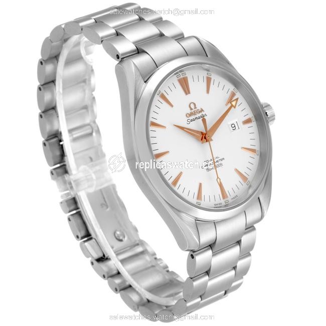 Omega Silver Seamaster Aqua Terra Dial Steel Mens 2502.34.00 Watch Omega Silver Seamaster Aqua Terra Dial Steel Mens 2502.34.00 Watch