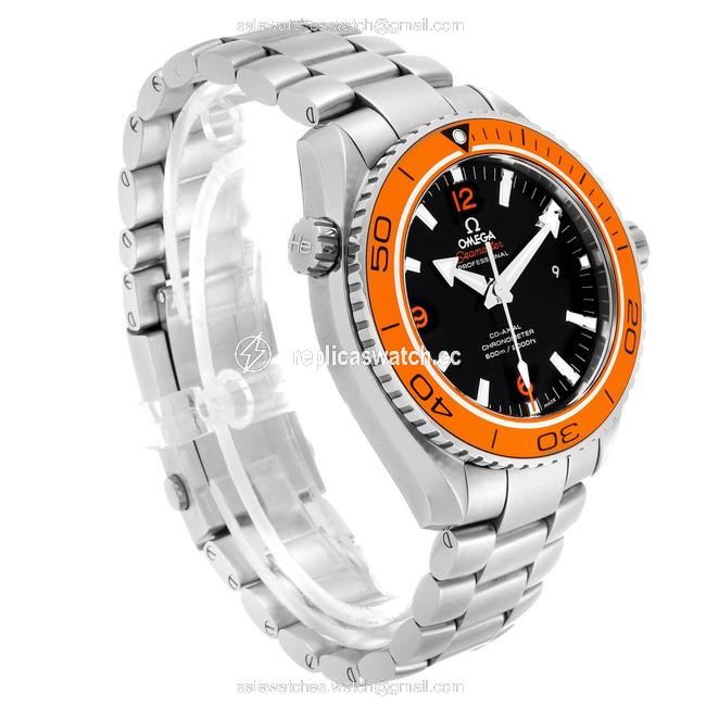 Omega Black Seamaster Planet Ocean Orange Bezel 232.30.42.21.01.002 Watch Omega Black Seamaster Planet Ocean Orange Bezel 232.30.42.21.01.002 Watch