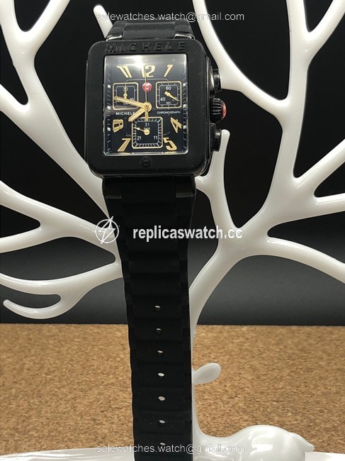 Michele Black All Womens Park Mww06l000009 Watch Michele Black All Womens Park Mww06l000009 Watch