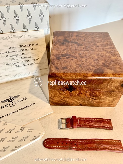 Breitling 18k Gold Steel Diamonds Callistino Ss/18k Quartz Chrono Bezel D52043 Watch Breitling 18k Gold Steel Diamonds Callistino Ss/18k Quartz Chrono Bezel D52043 Watch