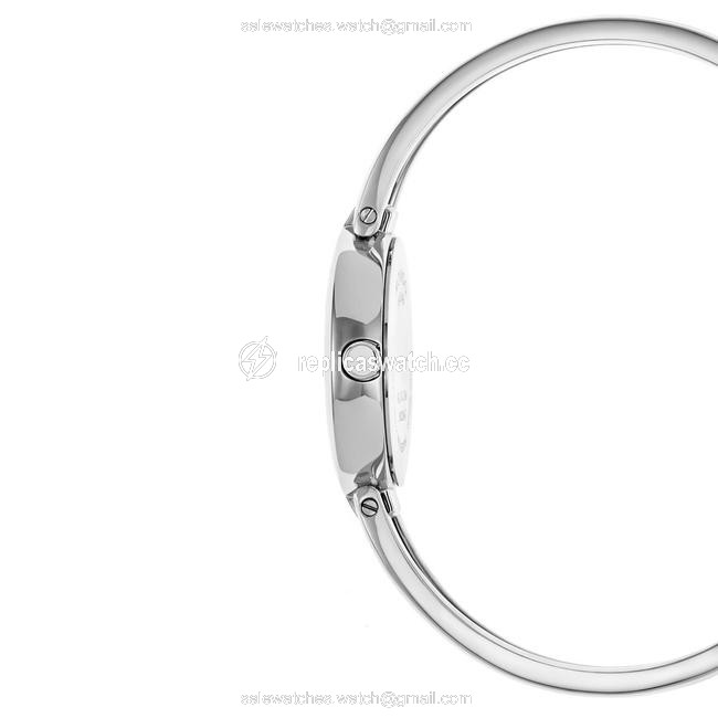 Movado Black Silver Stainless Dial Amorosa Bangle 0607131 Watch Movado Black Silver Stainless Dial Amorosa Bangle 0607131 Watch