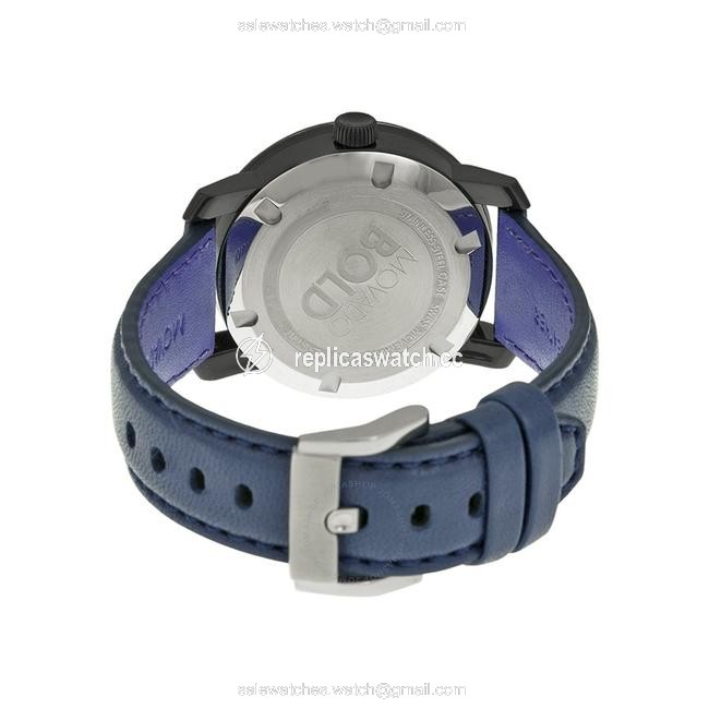 Movado Blue Navy Leather Bold 3600263 Watch Movado Blue Navy Leather Bold 3600263 Watch