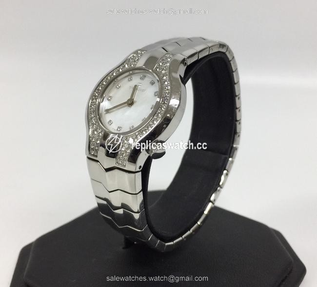 TAG Heuer Silver Alter Ego Wp131e.ba0751 Mother Of Pearl & Diamond Watch TAG Heuer Silver Alter Ego Wp131e.ba0751 Mother Of Pearl & Diamond Watch