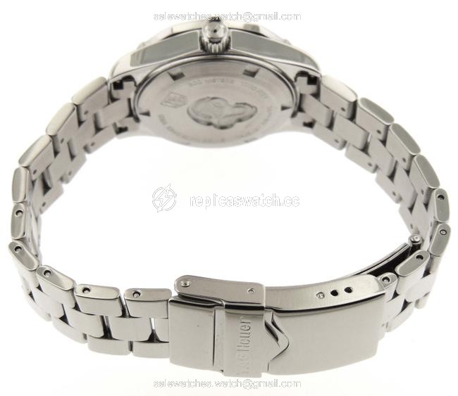 TAG Heuer Silver Diamond Aquaracer Watch TAG Heuer Silver Diamond Aquaracer Watch