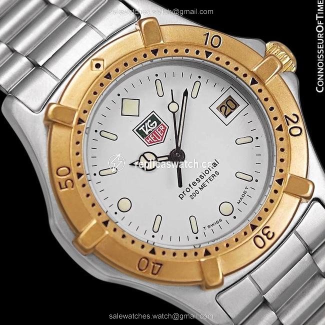 TAG Heuer White Proofessional 2000 Mens Diver 964.013f - Stainless St Watch TAG Heuer White Proofessional 2000 Mens Diver 964.013f - Stainless St Watch