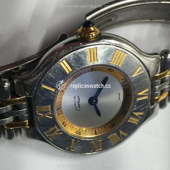 Cartier Silver Ladies Must De 21 1340 Watch Cartier Silver Ladies Must De 21 1340 Watch