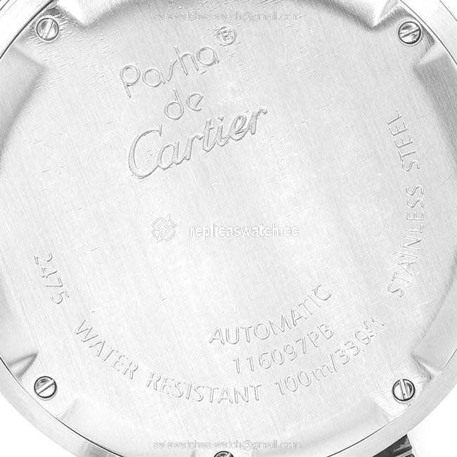 Cartier White Stainless Steel Pasha C W31044m7 Womens Wristwatch 35 Mm Watch Cartier White Stainless Steel Pasha C W31044m7 Womens Wristwatch 35 Mm Watch