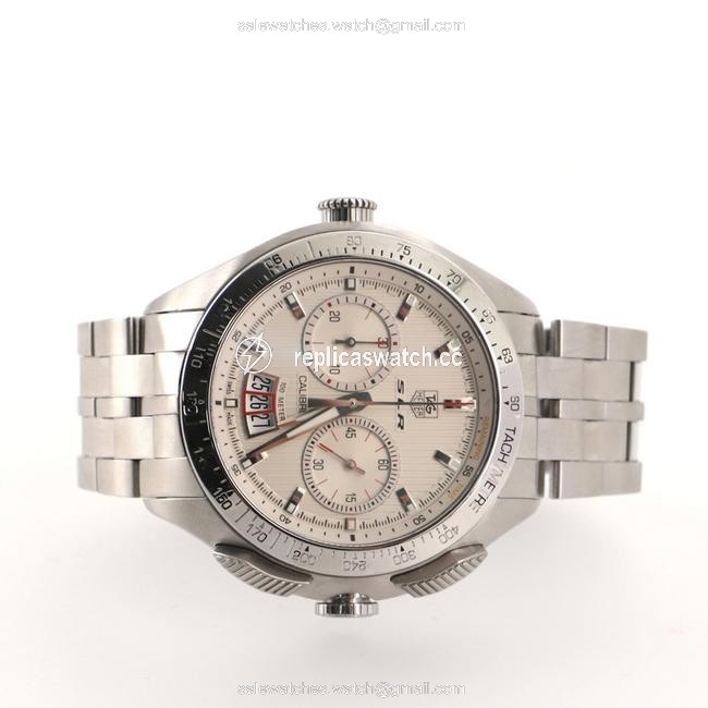 TAG Heuer Slr Calibre 17 Chronograph Stainless Steel 47 Watch TAG Heuer Slr Calibre 17 Chronograph Stainless Steel 47 Watch
