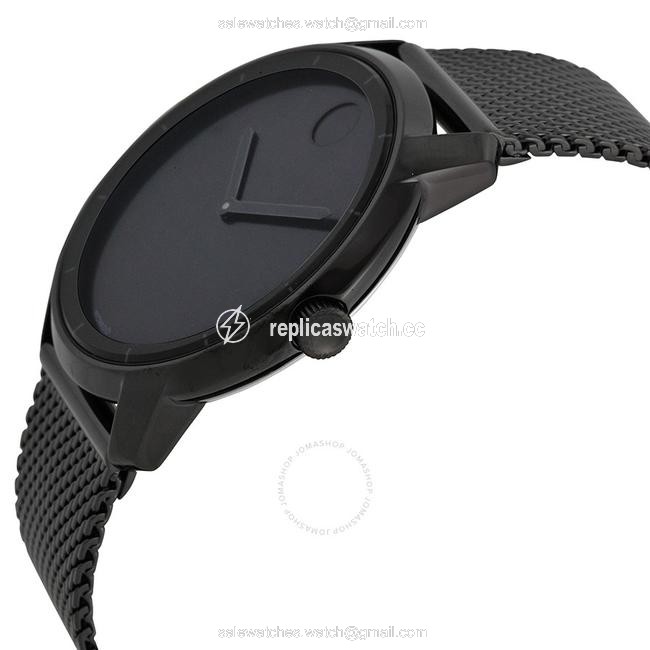 Movado Black Bold Stainless Mesh Mens Quartz 3600261 Watch Movado Black Bold Stainless Mesh Mens Quartz 3600261 Watch