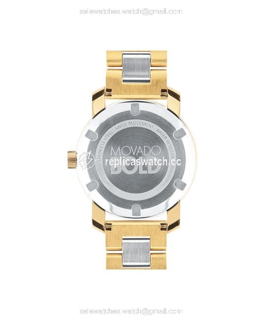 Movado Gold Two Tone Stainless Steel Midsize 3600129 Watch Movado Gold Two Tone Stainless Steel Midsize 3600129 Watch