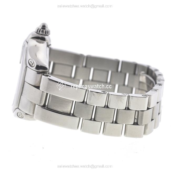 Cartier Silver Roadster 2675 Stainless Steel Dial Ladies Watch Cartier Silver Roadster 2675 Stainless Steel Dial Ladies Watch