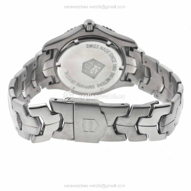 TAG Heuer Black Link Stainless Steel Diamond Dial Mens Quartz Watch TAG Heuer Black Link Stainless Steel Diamond Dial Mens Quartz Watch